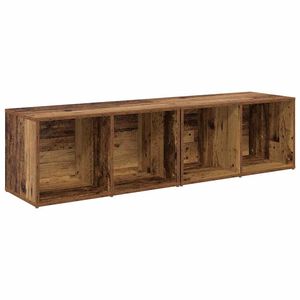 vidaXL TV-Schrankset 2 pcs Altholz 37 x 35 x 72 cm Holzwerkstoff