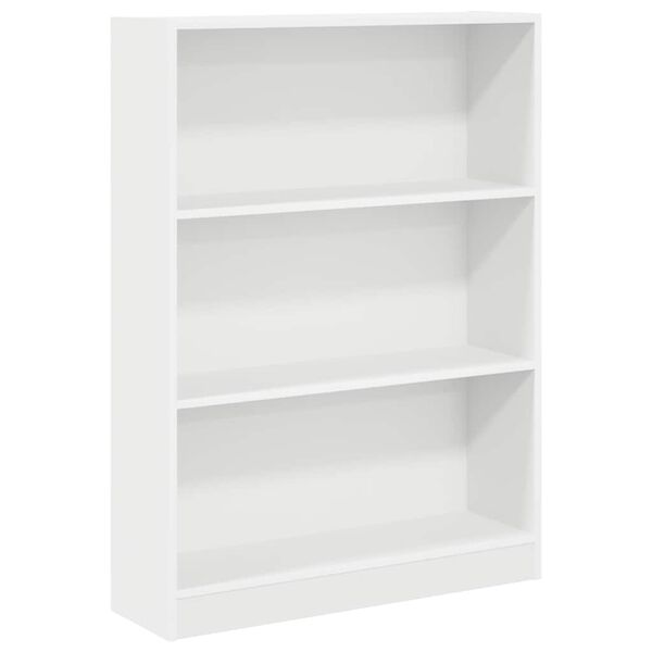 vidaXL Bücherregal Weiß 80x24x109 cm Holzwerkstoff