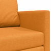 vidaXL Schlafsofa 110cm Dunkelgelb Stoff