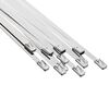 vidaXL Kabelbinder 12 stk. 4,6 x 250 mm Silber