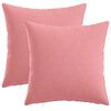 vidaXL Kissenbezug 2 stk. HEERLEN Rosa 40 x 40 cm Stoff