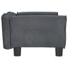 vidaXL Hundebett Dunkelgrau 70x45x30 cm Samt