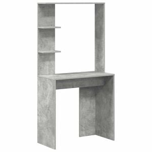 vidaXL Schreibtisch Beton Grau Holzwerkstoff 78,5 x 37 x 154,5 cm