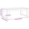 vidaXL Couchtisch Altholz-Optik 102x50x35 cm Holzwerkstoff