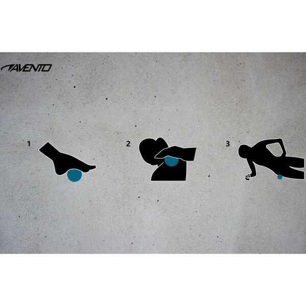 Avento Massageb&auml;lle 3 Stk. Durchm. 5,0 cm