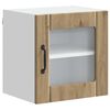 vidaXL K&uuml;chenschrank 2 pcs Artisan-Eiche 40 x 31 x 40 cm Holzwerkstoff