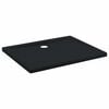 vidaXL Duschbodenablage mit Punkten 100 x 80 x 4 cm ABS Schwarz