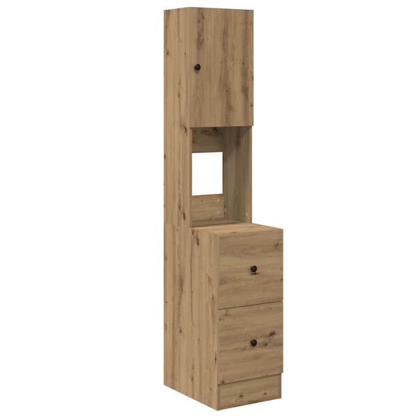 vidaXL K&uuml;chenbuffet mit Schubladen Artisan-Eiche 32 x 50 x 180 cm