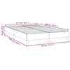 vidaXL Boxspringbettgestell Dunkelbraun 120x200 cm Stoff