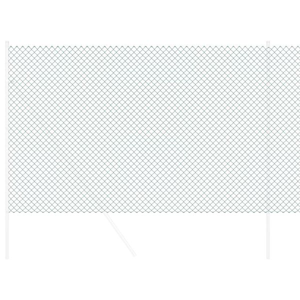 vidaXL Kettenzaun Gr&uuml;n 10 x 1,5 m Stahl