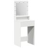 vidaXL Schminktisch Wei&szlig; 50 x 41 x 135 cm Holzwerkstoff