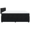 vidaXL Boxspringbett mit Matratze Schwarz 180x200 cm Samt