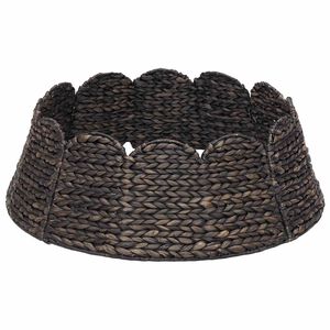 vidaXL Weihnachtsbaumkragen Rund Schwarz Durchmesser 45 x 22 cm
