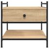 vidaXL Couchtisch Sonoma-Eiche 50x50x50 cm Holzwerkstoff