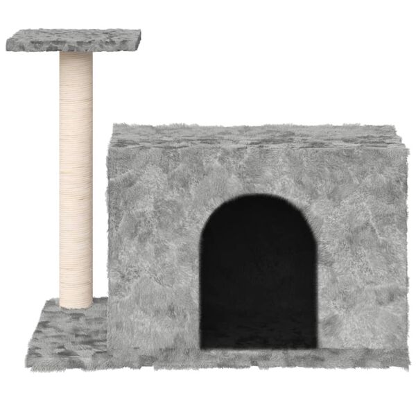 vidaXL Kratzbaum mit Sisal-Kratzsäule Hellgrau 51 cm
