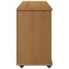 vidaXL Rollschrank Honigbraun 100 x 39 x 65,5 cm Massivholz Kiefer