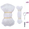 vidaXL Katzennetz Transparent 4x3 m Nylon