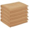 vidaXL Tischdecke 5 stk. Rechteckig Beige 140 x 200 cm