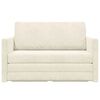 vidaXL Schlafsofa 110cm Creme Samt