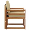vidaXL Outdoor-Sofagarnitur Massives Akazienholz und Textilene Natur