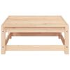 vidaXL Gartenhocker mit Kissen 2 Stk. Massivholz Kiefer