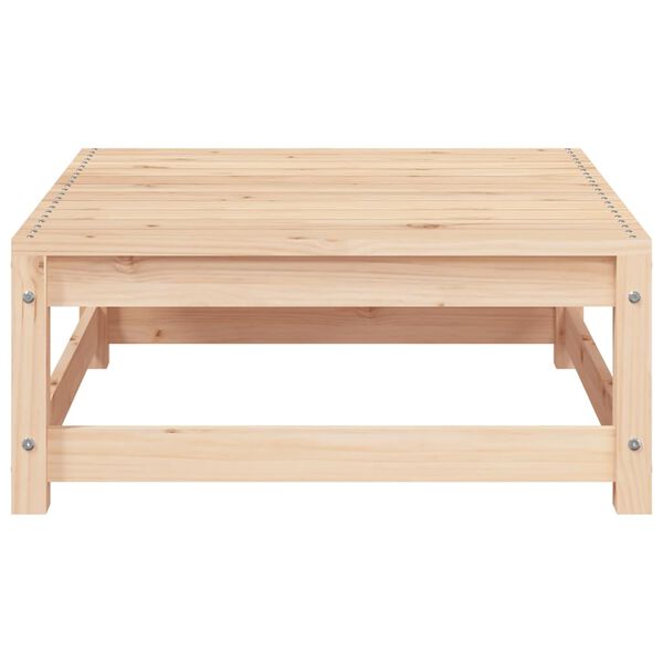 vidaXL Gartenhocker mit Kissen 2 Stk. Massivholz Kiefer