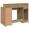 vidaXL LED-Schreibtisch Artisan-Eiche 120x55x91 cm Holzwerkstoff