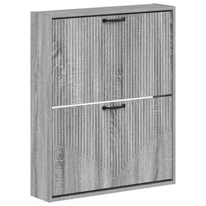 vidaXL Wandmontierter Schuhschrank HOORN 71 x 17 x 86 cm Holzwerkstoff