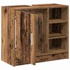 vidaXL Badezimmerschrank mit T&uuml;r Altholz 63 x 29 x 55 cm Holzwerkstoff