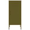 vidaXL Lagerschrank Olivgrün 42,5x35x101,5 cm Stahl