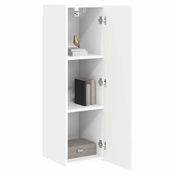 vidaXL TV-Wandschrank Wandmontiert Wei&szlig; 30 x 31 x 100 cm Holzwerkstoff
