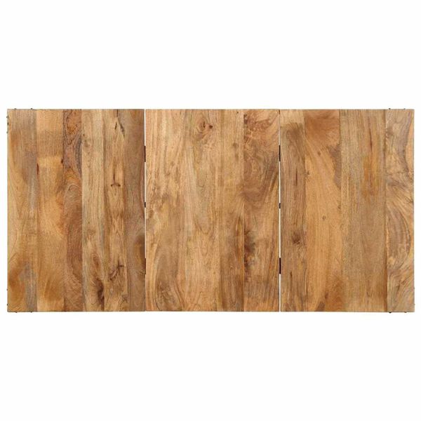 vidaXL Esstisch 160x80x75 cm Massivholz Mango
