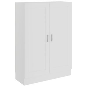 vidaXL B&uuml;cherschrank Wei&szlig; 82,5x30,5x115 cm Holzwerkstoff