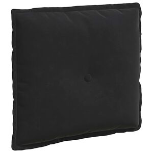vidaXL R&uuml;cken Kissen Schwarz 50 x 45 cm Cordstoff