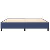vidaXL Boxspringbettgestell Blau 200x200 cm Stoff