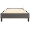 vidaXL Boxspringbettgestell Grau 100x200 cm Kunstleder