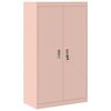 vidaXL Aufbewahrungsschrank Rosa 80 x 40 x 140 cm Stahl