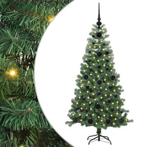 vidaXL Weihnachtsbaum mit 150 LEDs mit St&auml;nder Gr&uuml;n 120 cm PVC