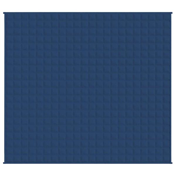 vidaXL Gewichtsdecke Blau 220x240 cm 11 kg Stoff