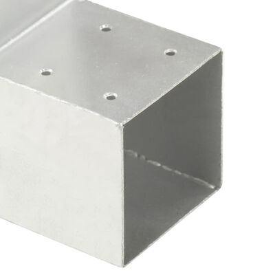 vidaXL Pfostenverbinder L-Form Verzinktes Metall 101 x 101 mm