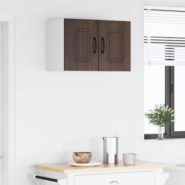 vidaXL K&uuml;chenschrank Kalmar Braun Eichen-Optik 60 x 31 x 40 cm