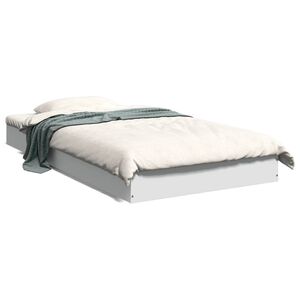 vidaXL Bettgestell Wei&szlig; 90x190 cm Holzwerkstoff