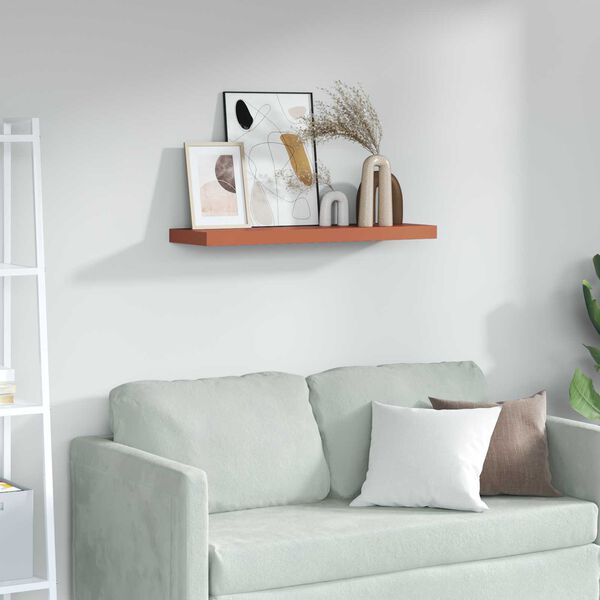 vidaXL Wandregal Wandmontiert Rot 90 x 23,5 x 4 cm Holzwerkstoff