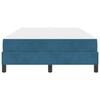 vidaXL Boxspringbett mit Matratze Dunkelblau 120 x 190 cm Stoff