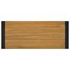 vidaXL Wand-Badregal 110x45x35 cm Massivholz Teak