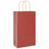 vidaXL Papiertragetaschen 50 Stk. mit Henkeln Rot 21x11x36 cm