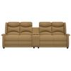 vidaXL Relaxsofa 4-Sitzer mit Getr&auml;nkehaltern Taupe