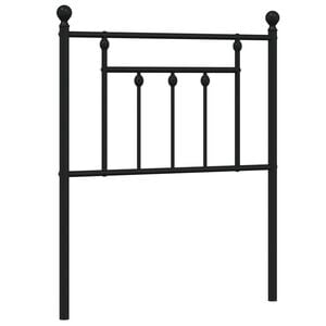 vidaXL Ersatz-Kopfteil Metall Schwarz 75 cm
