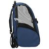 vidaXL Trolley für Haustiere 3-in-1 Blau 48x32x(57-106) cm cm Oxford-Gewebe