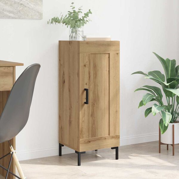 vidaXL Sideboard Olden Artisan-Eiche 34,5 x 34 x 90 cm